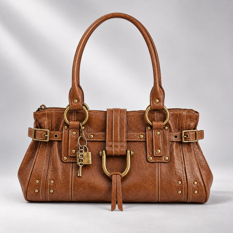 The Clea Bag — Cognac