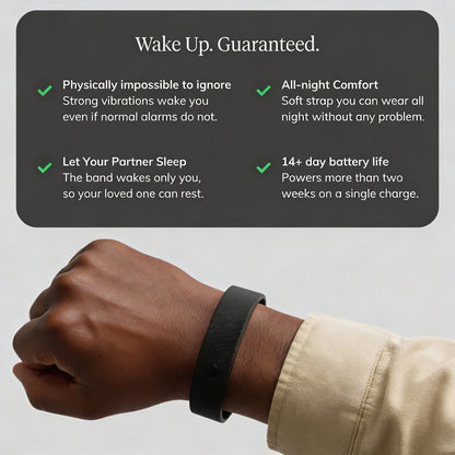 QuietRise – Vibrating Alarm Bracelet