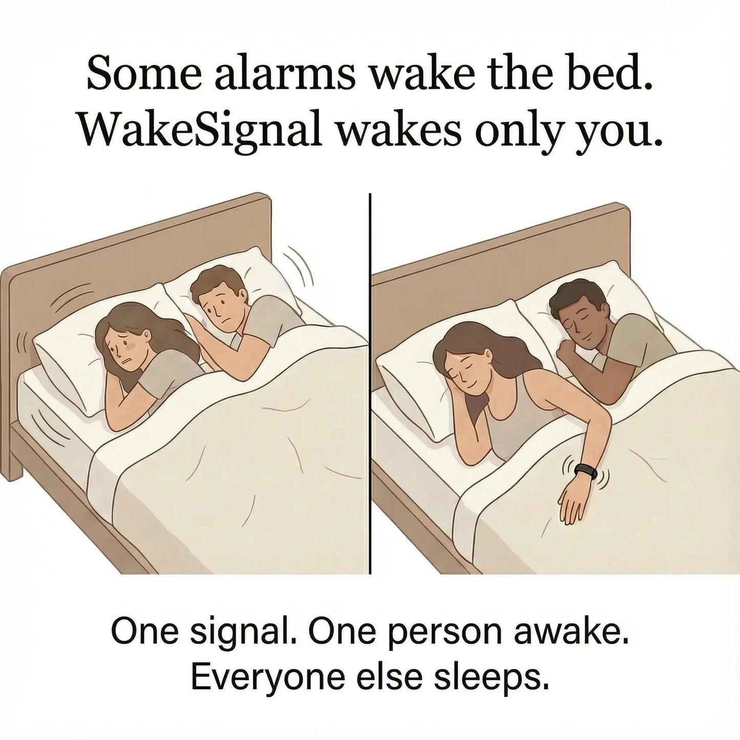 QuietRise – Vibrating Alarm Bracelet