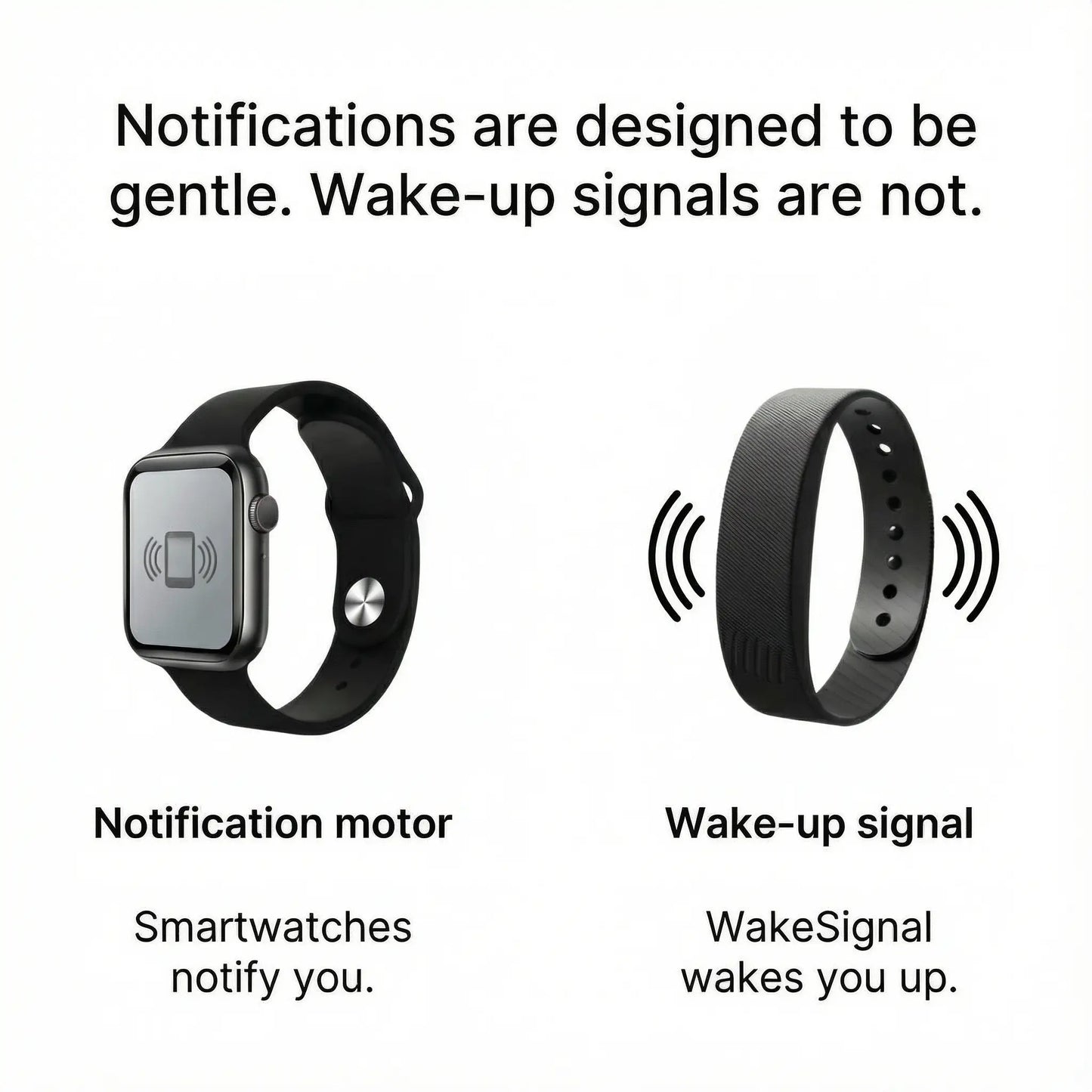 QuietRise – Vibrating Alarm Bracelet