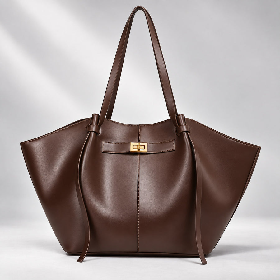 The Vela Tote — Chocolate