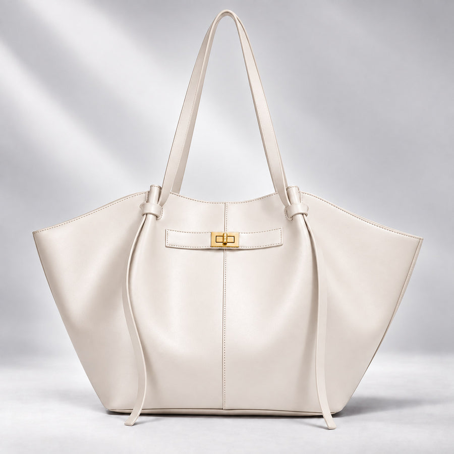 The Vela Tote — Cream
